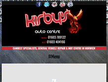 Tablet Screenshot of kirbysautocentre.co.uk